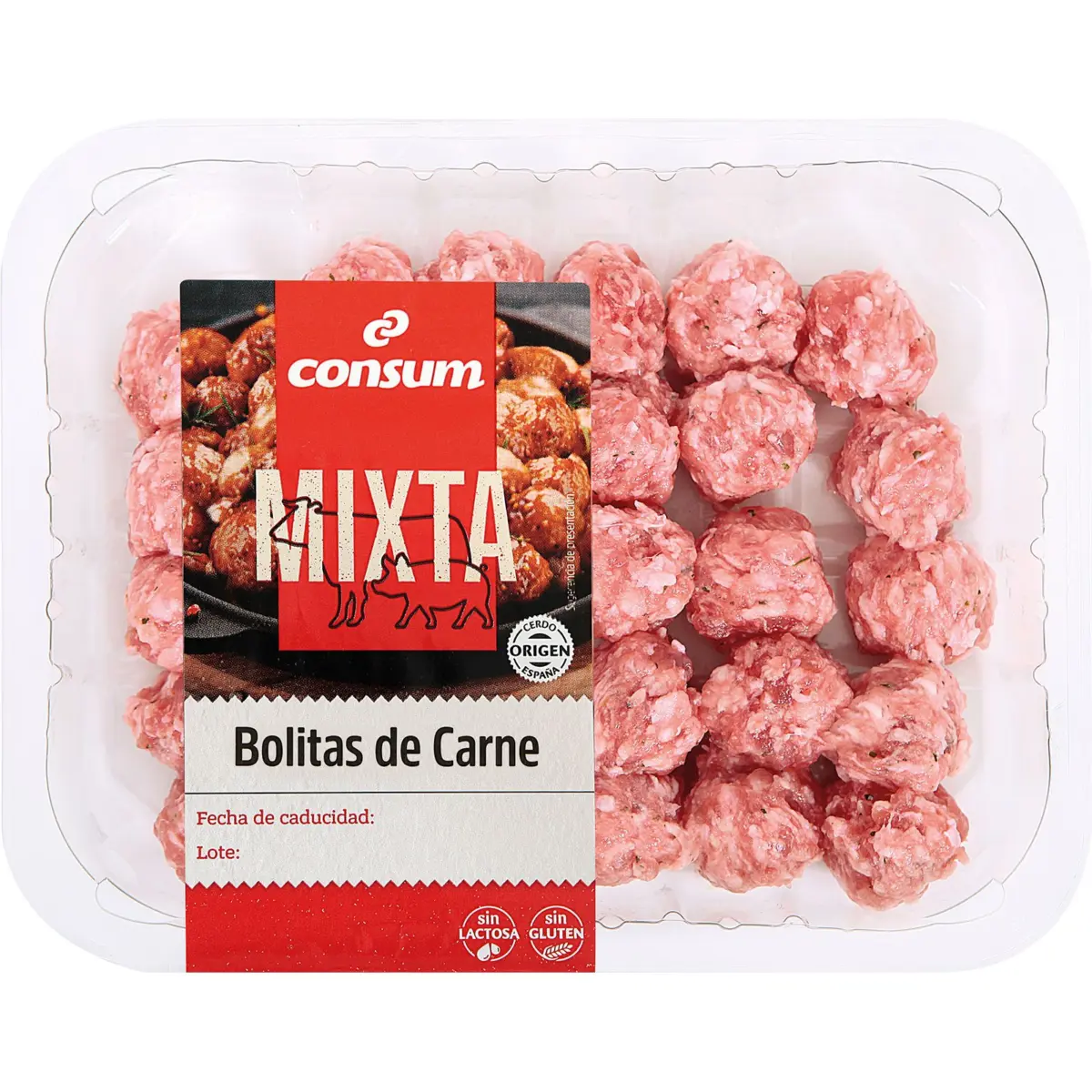 Fleischbällchen aus Schweine- und Rindfleisch Consum