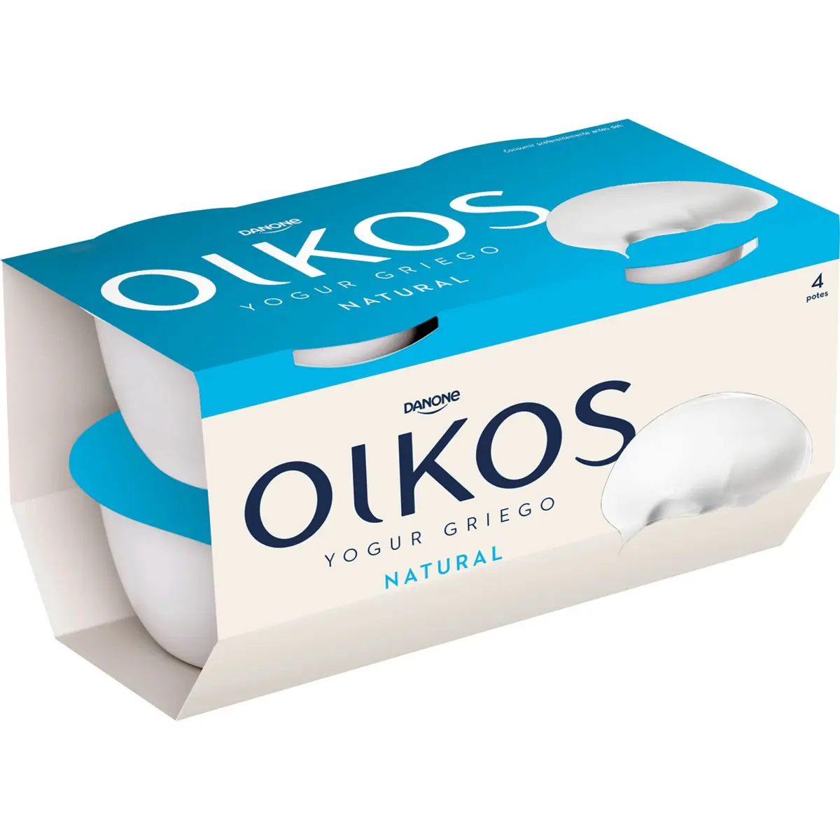 Griechischer Naturjoghurt Oikos, 4er-Pack Danone