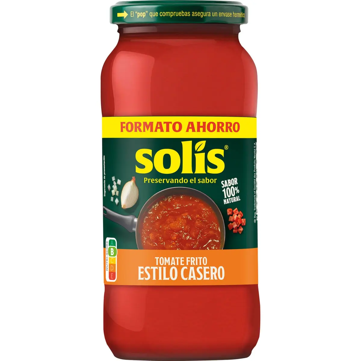 Tomate Frito Casero Frasco Solis
