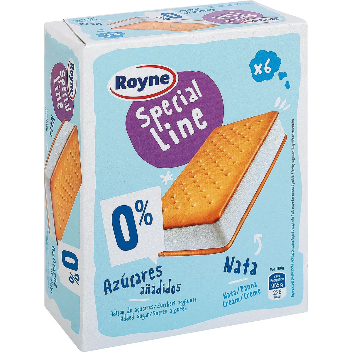 Sándwich Nata sin Azúcar Royne