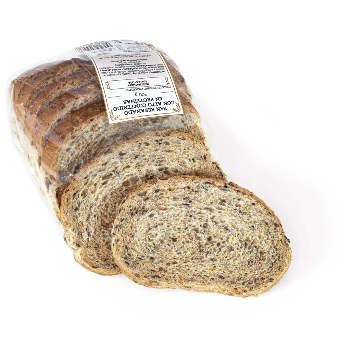 Geschnittenes Brot mit hohem Proteingehalt