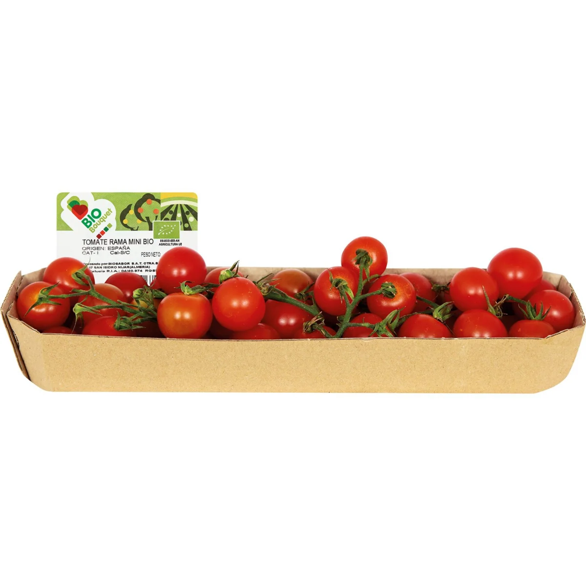 Tomàquet cherry ecològic en branca