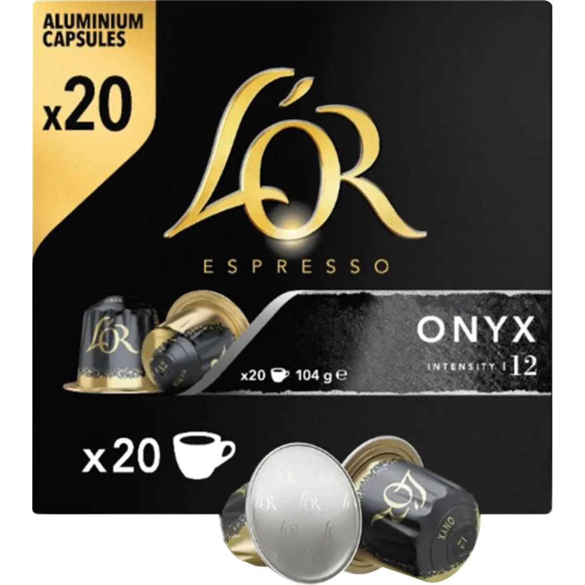 Café Espresso Onyx 20 capsules L'or