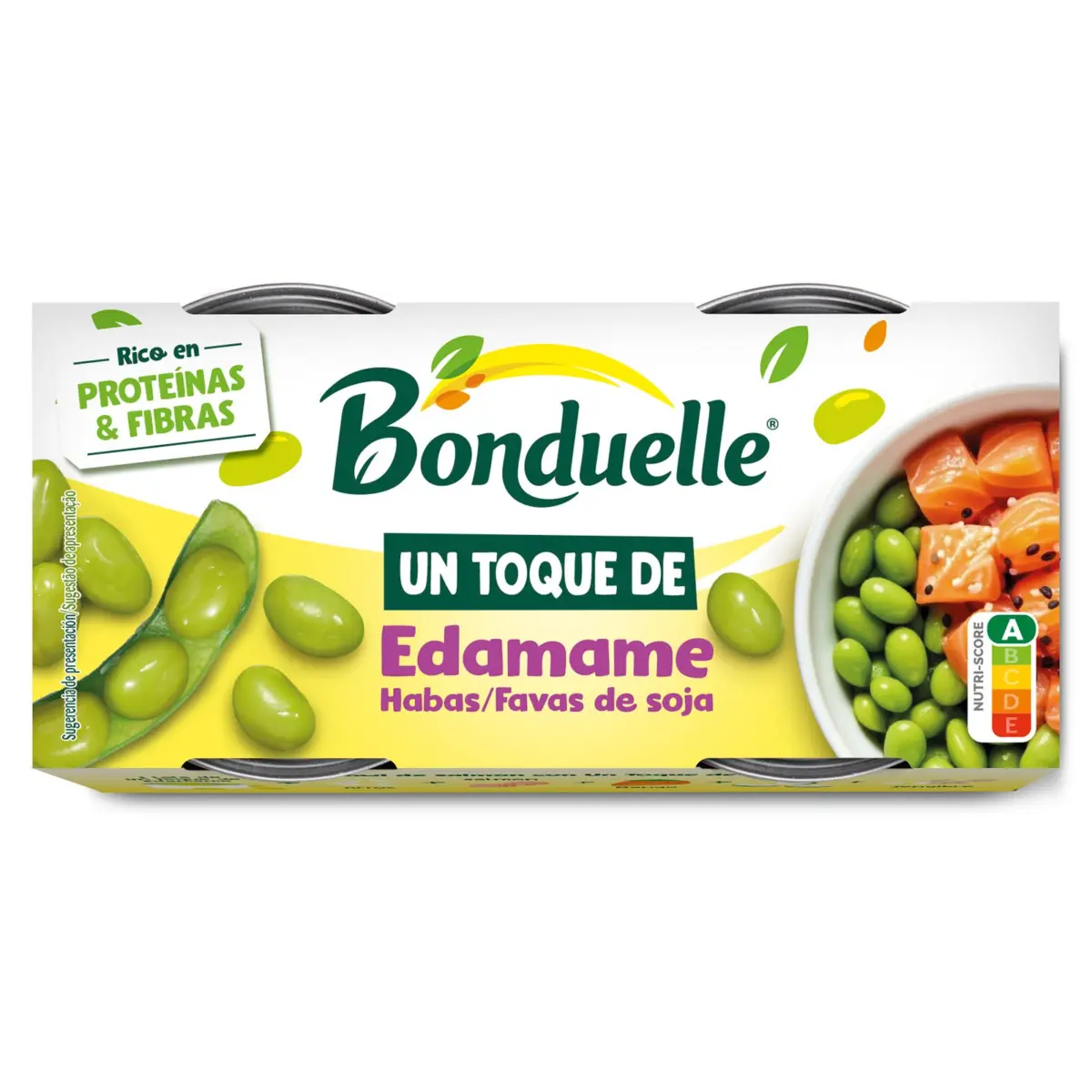 Эдамаме, 2 упаковки соевых бобов Bonduelle