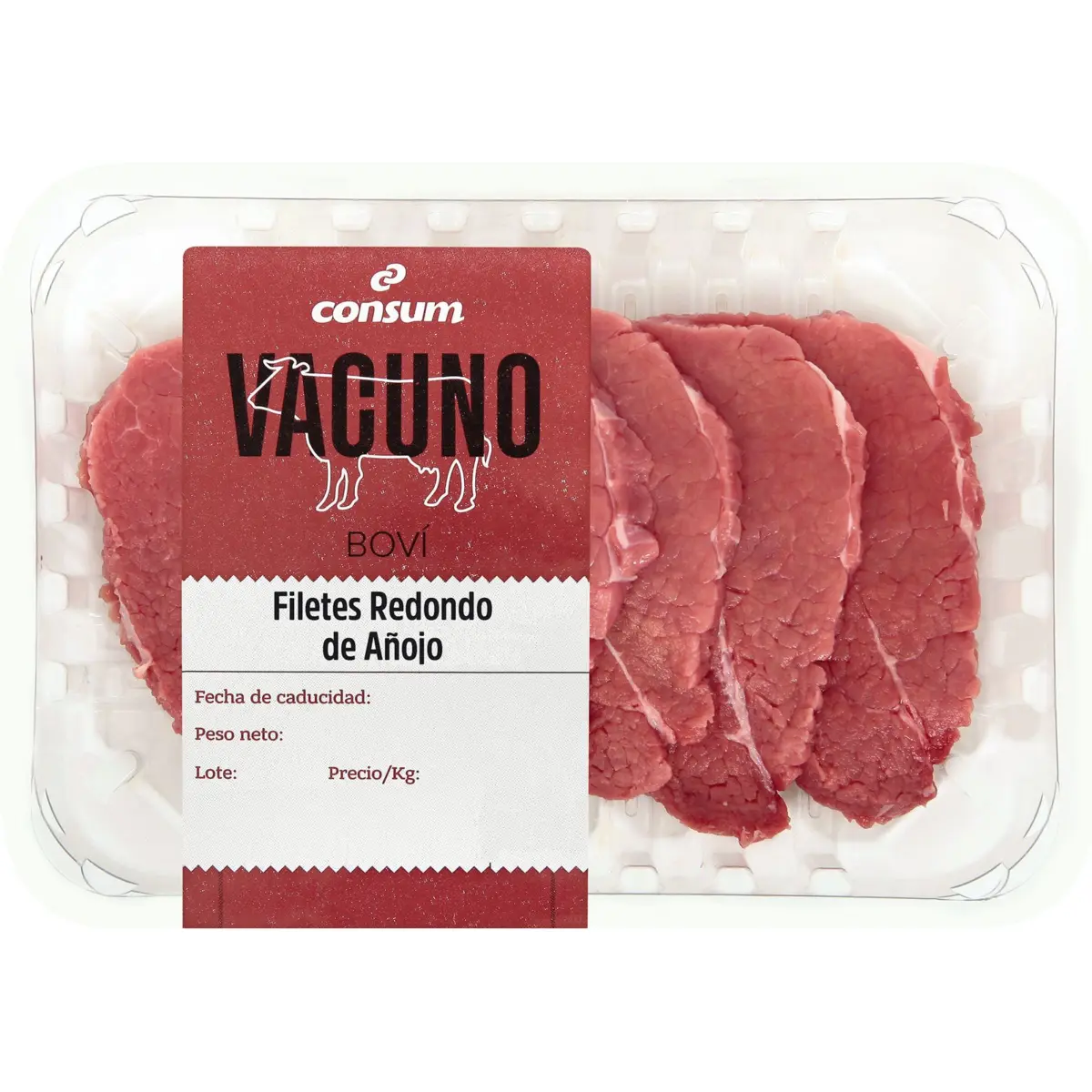 Rindersteaks aus der Keule zum Grillen oder Panieren Consum