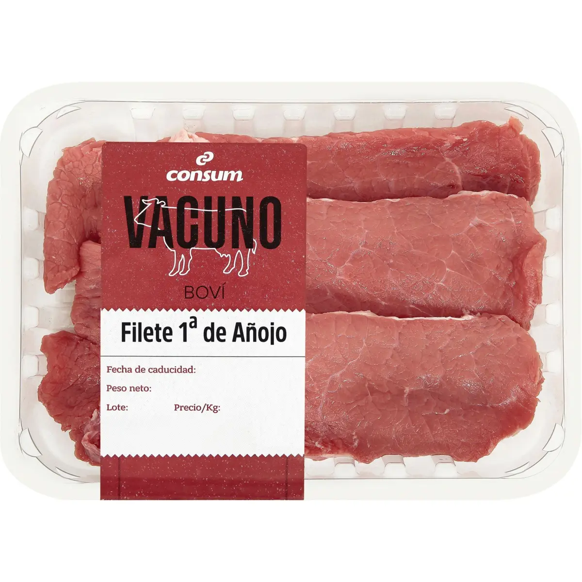 Filete 1ª de Añojo Plancha- Freír Consum