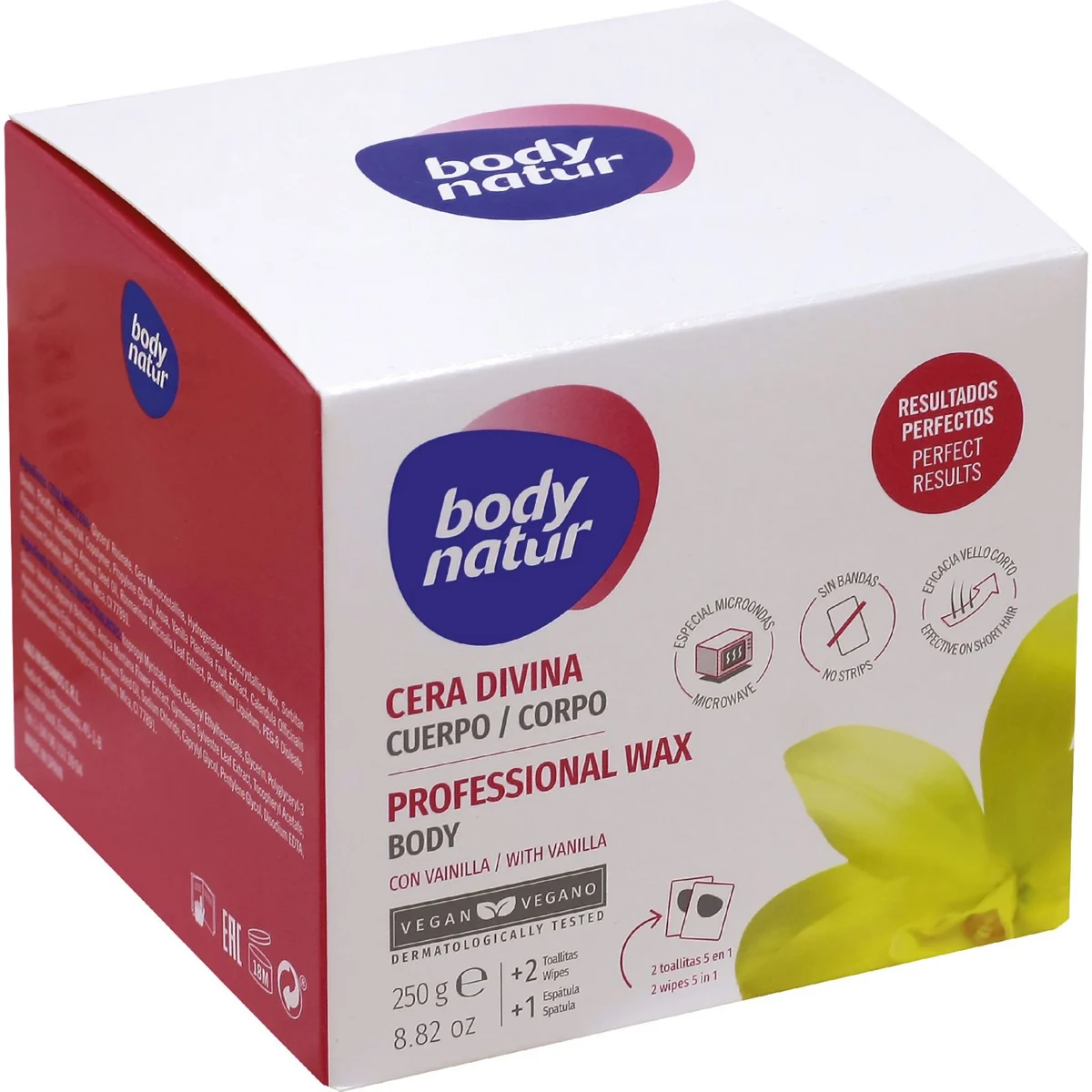 Körperwachs mit Vanille Body Natur