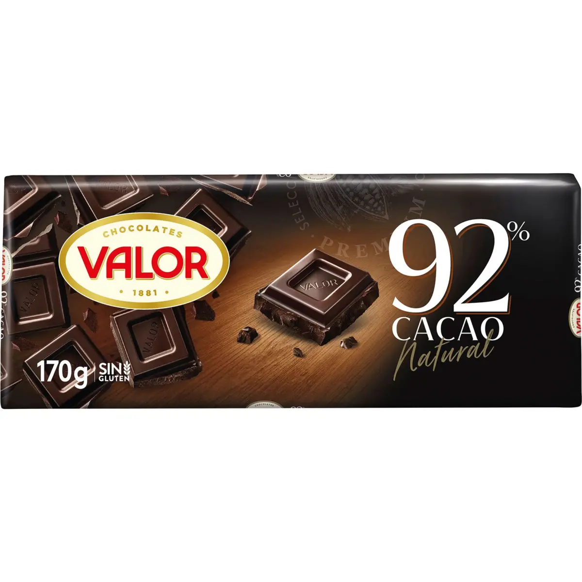 Valor 92% Cocoa Dark Chocolate