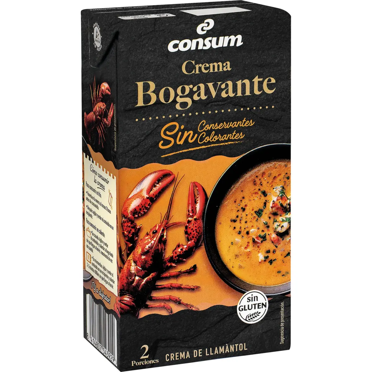 Langustencremesuppe, Getränkekarton Consum