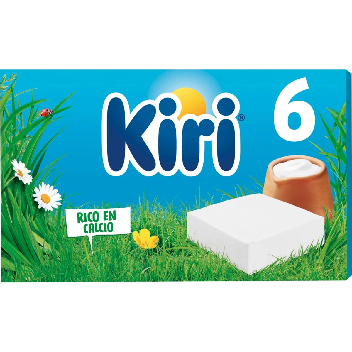 Frischkäse mit Sahne, 6 Portionen Kiri