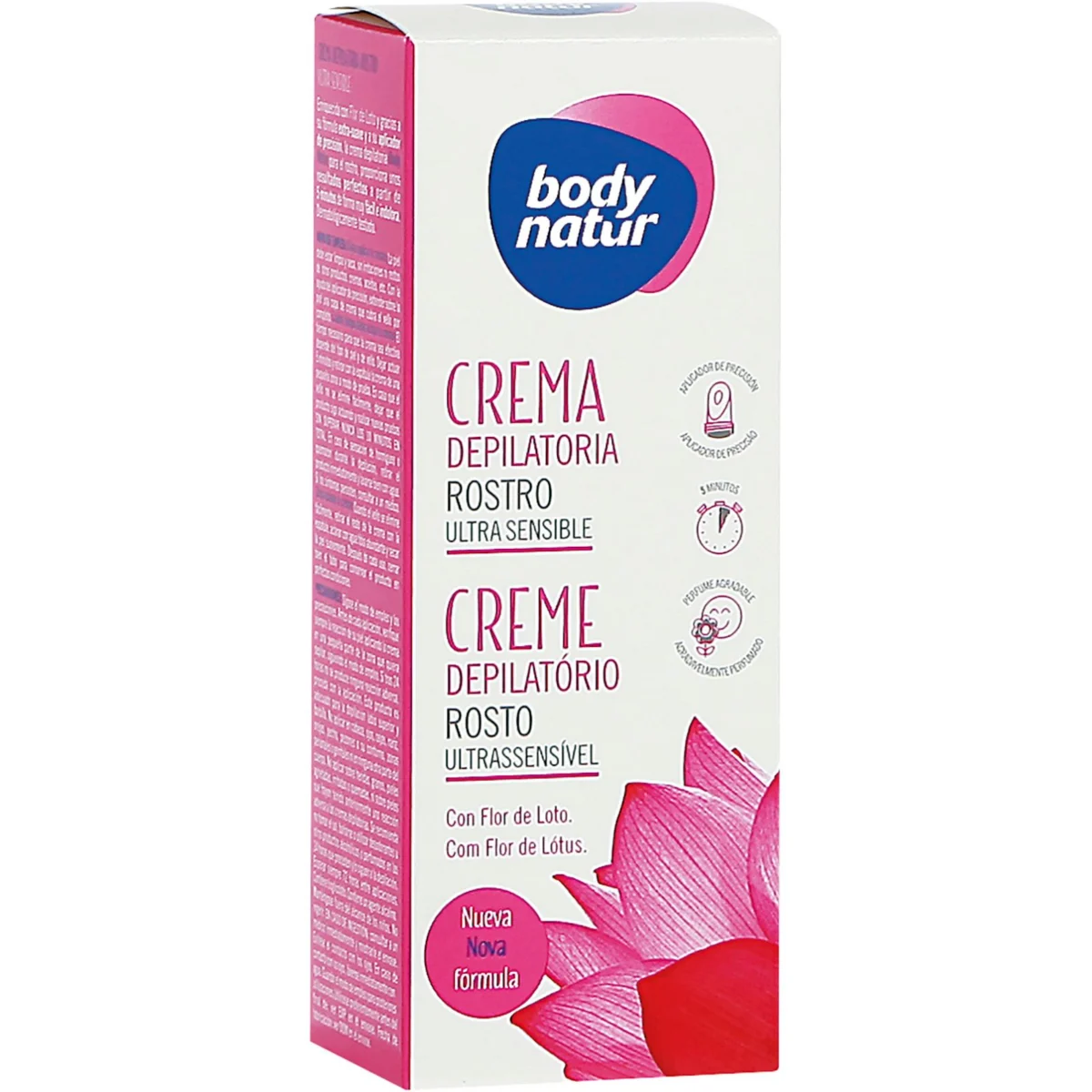 Crème dépilatoire visage et zones délicates Body Natur