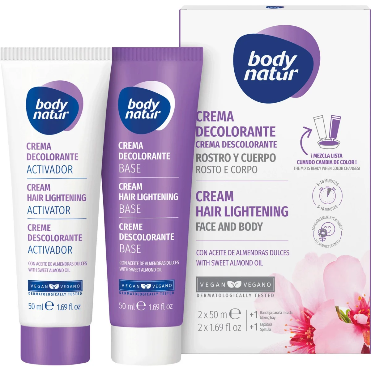 Освітлювальний крем для обличчя та тіла Body Natur