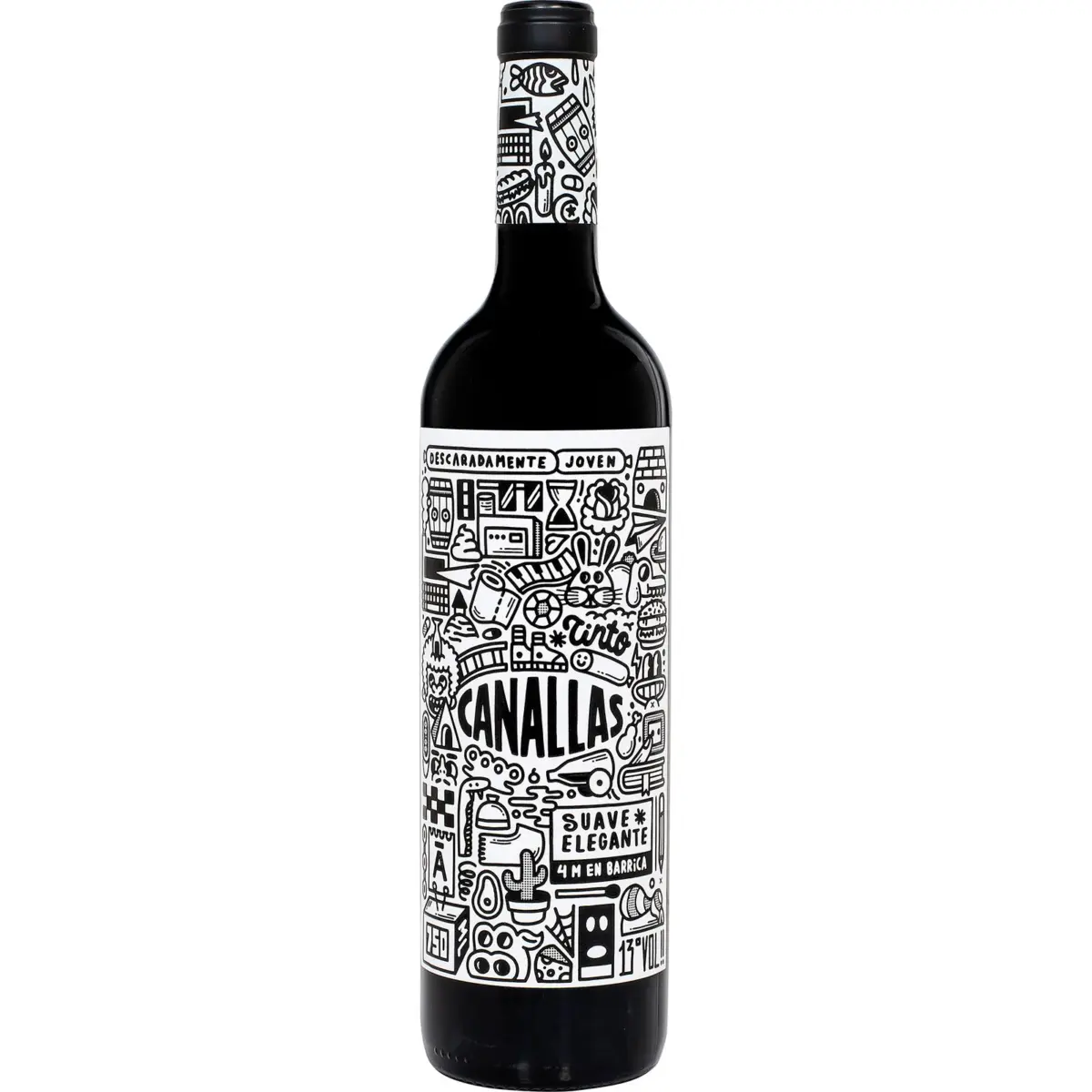 Red wine Canallas D.O. Valencia Arraez