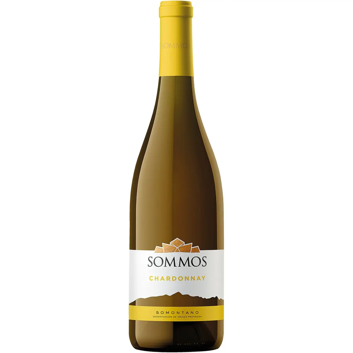 Vino Blanco Chardonnay D.O. Somontano Sommos