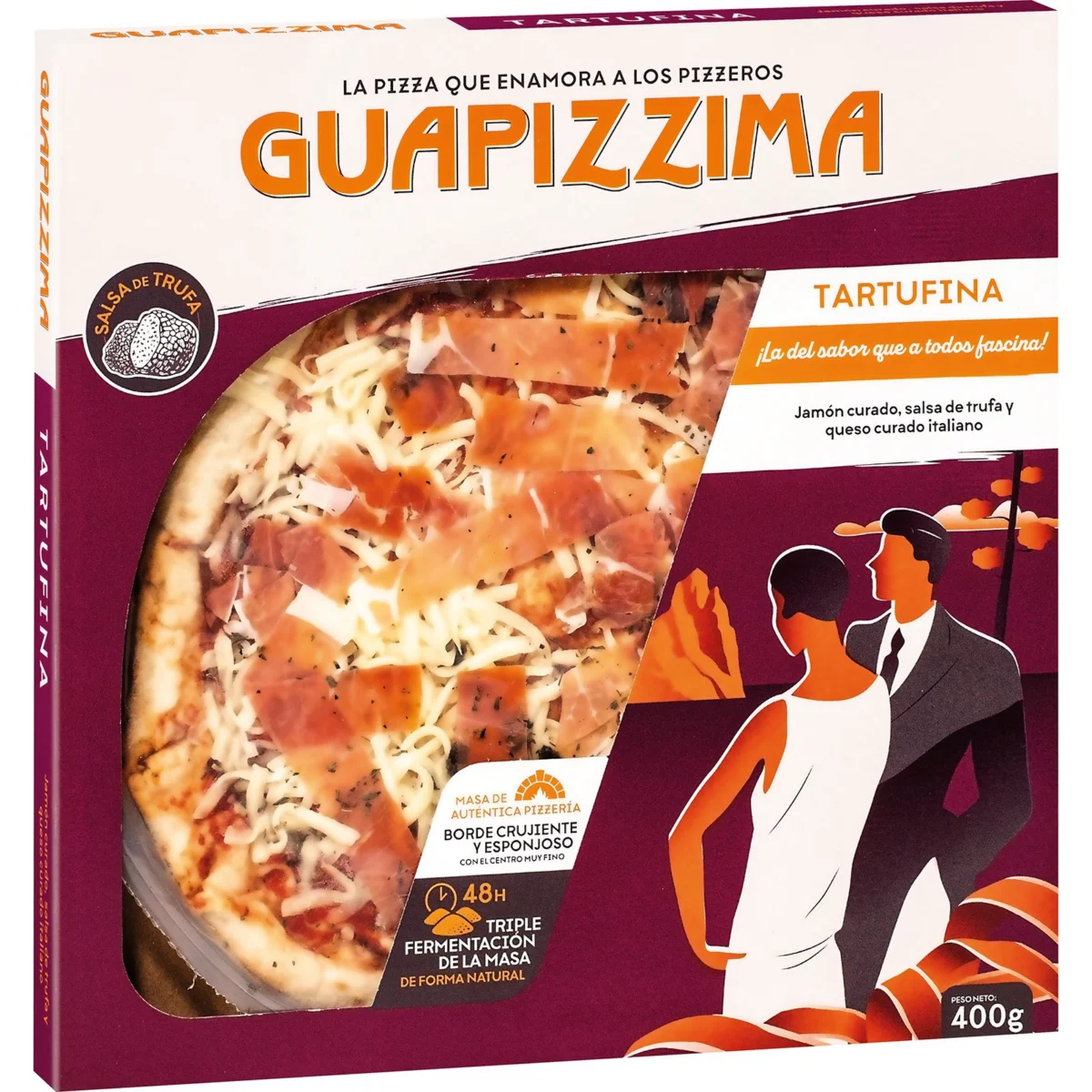 Pizza Tartufina de pernil i salsa de tòfona Guapizzima