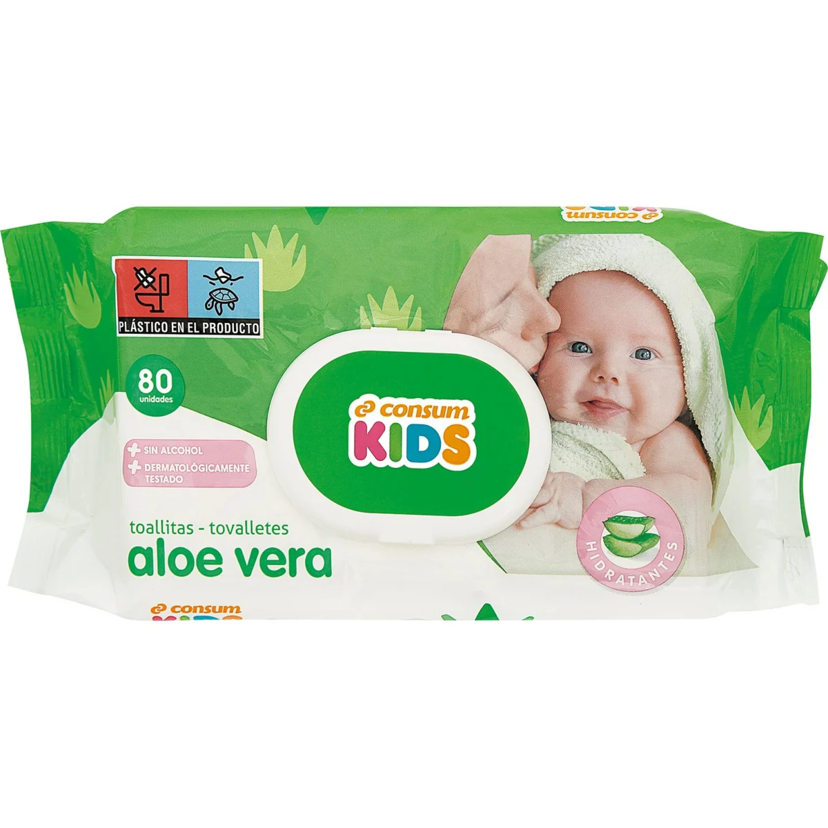 Toallitas Infantiles Aloe Consum Kids