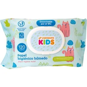 Papel Higiénico Húmedo Consum Kids