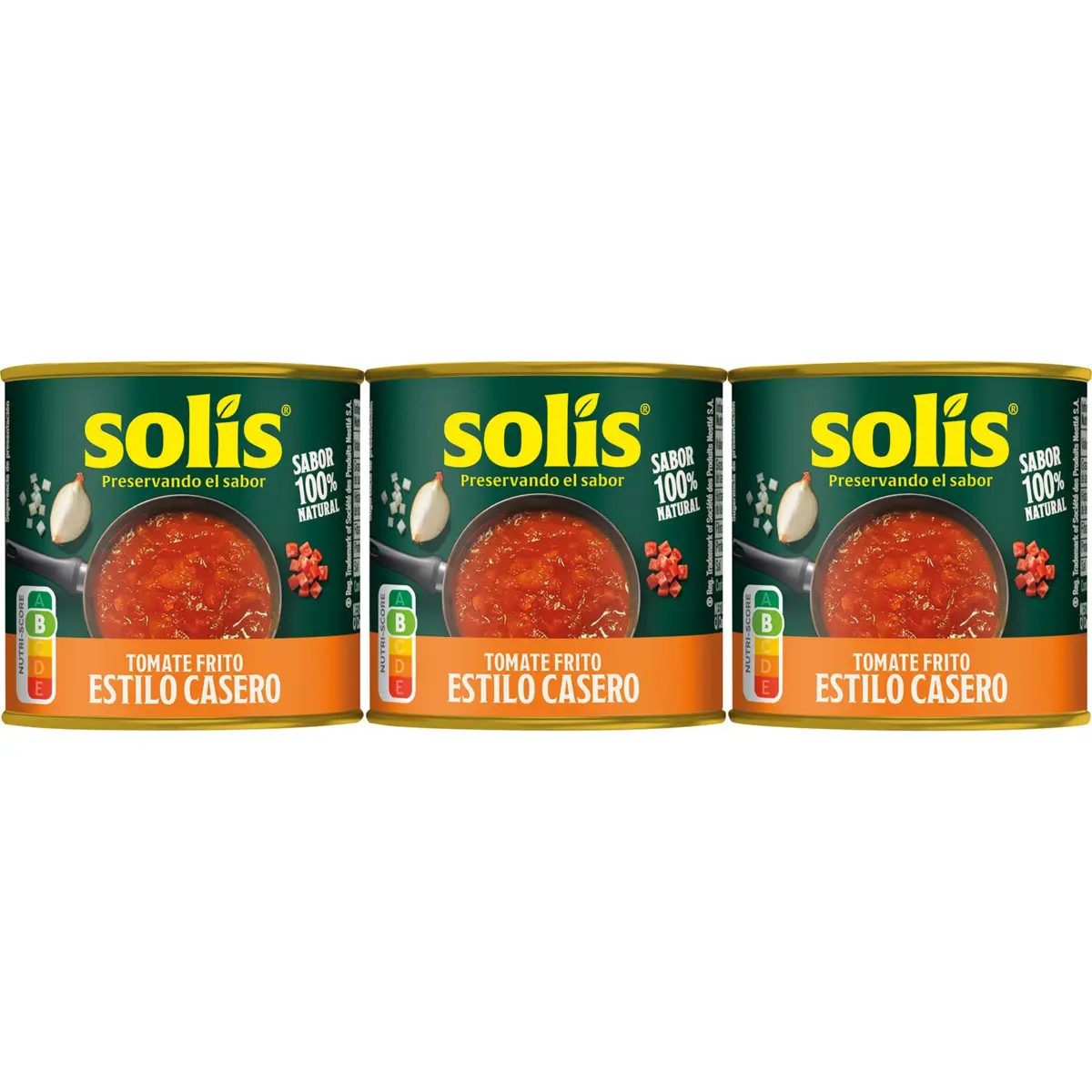 Tomate Frito Casero Lata Pack de 3 Solis