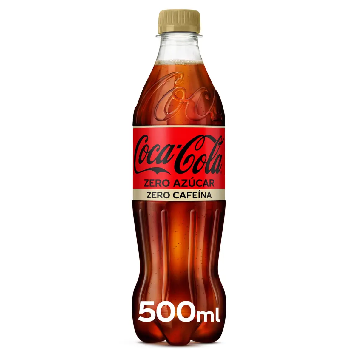 Boisson gazeuse Cola Zero Zero, bouteille PET Coca-Cola