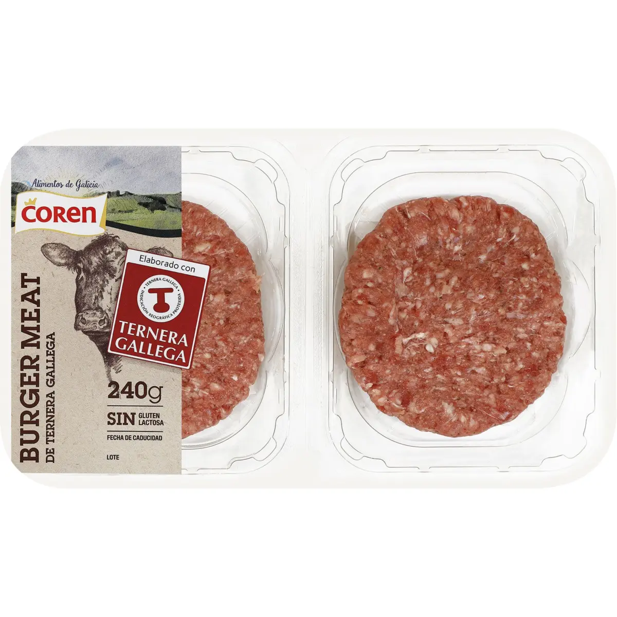 Burger aus galicischem Rindfleisch Coren