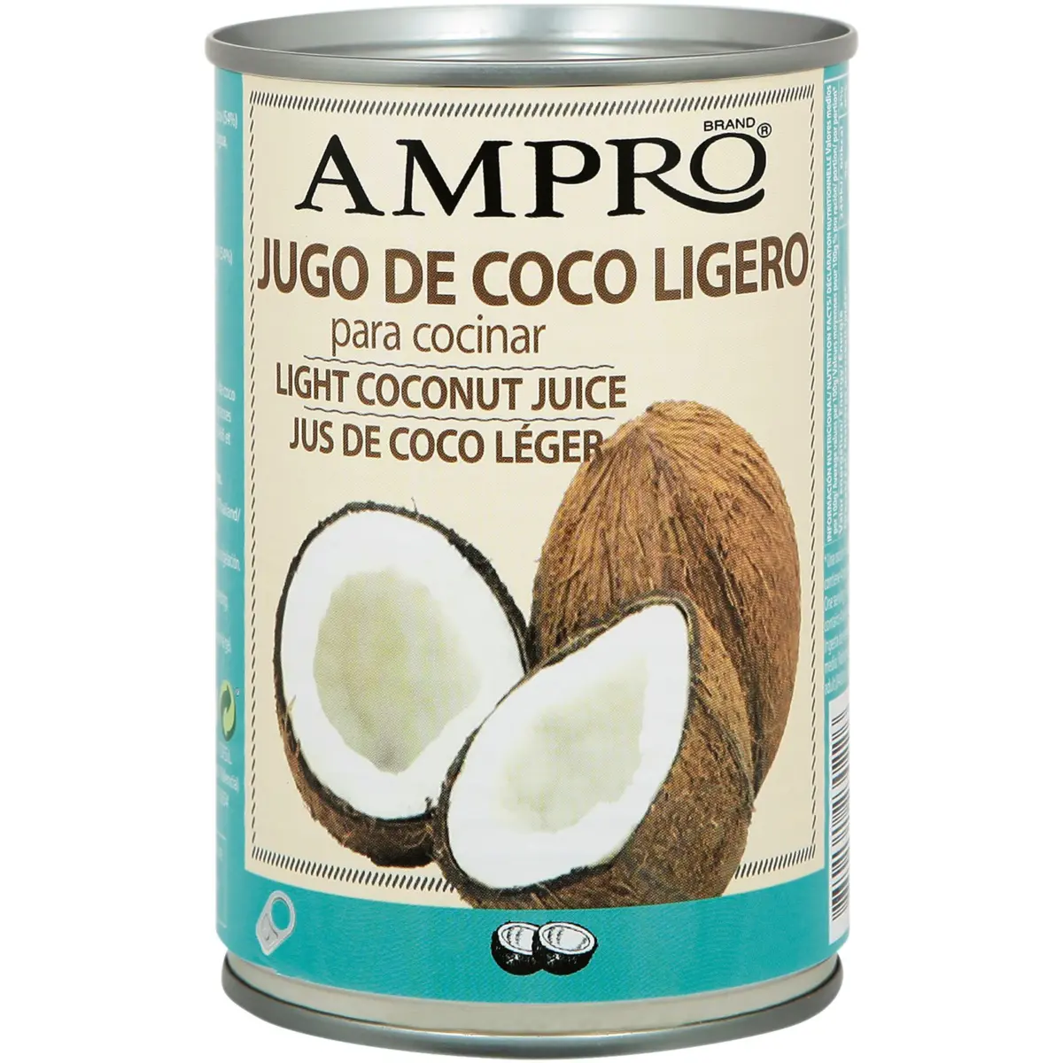 Suc de coco lleuger per cuinar, llauna Ampro