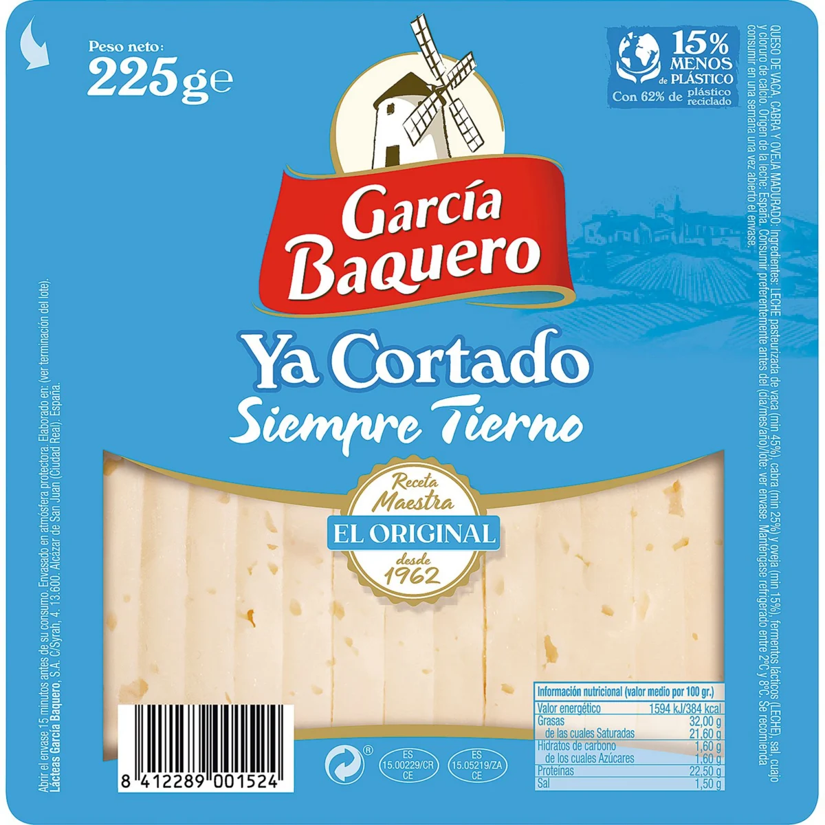 Queso Tierno Ya Cortado G.baquero