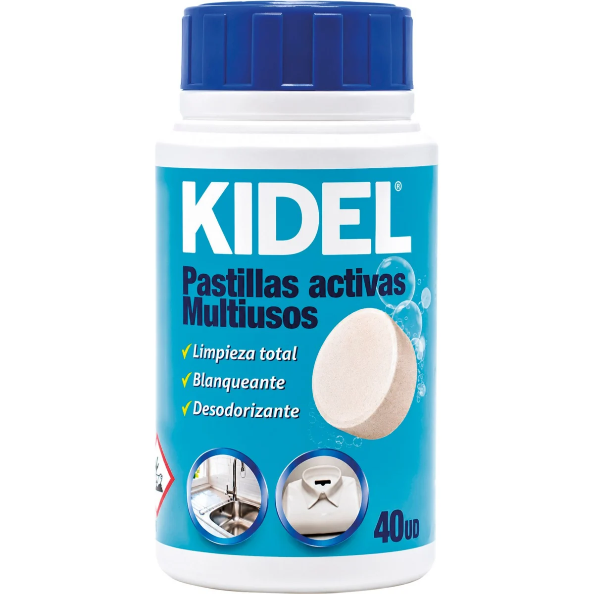 Multi-purpose disinfectant tablets Kidel