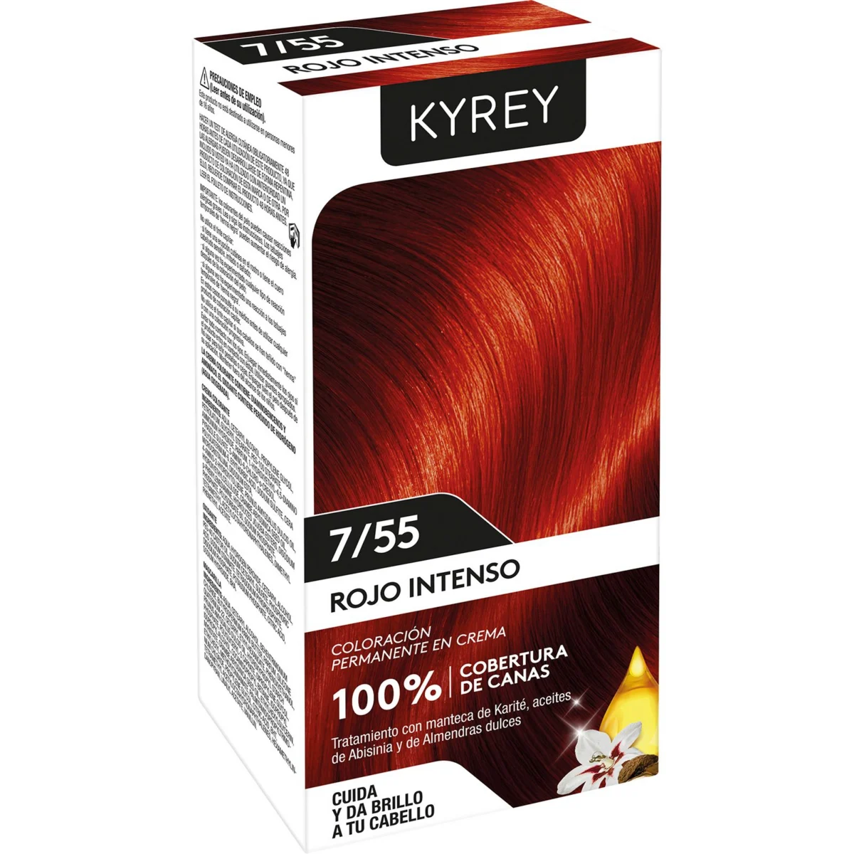 Краска для волос 7/55 интенсивный красный Kyrey