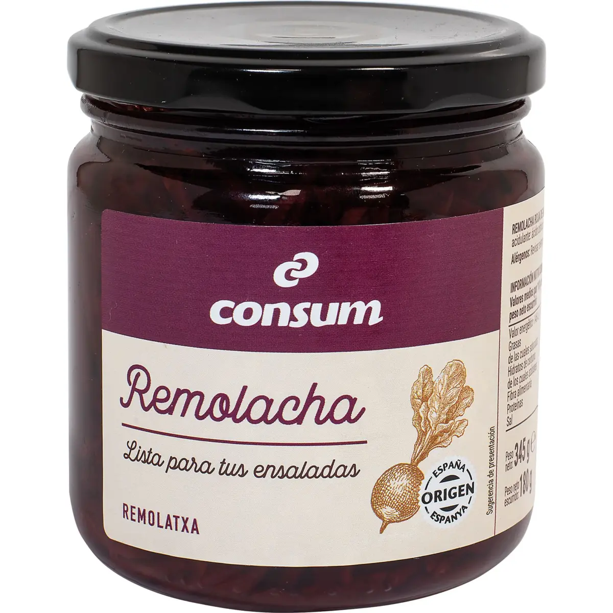 Betterave râpée en bocal Consum