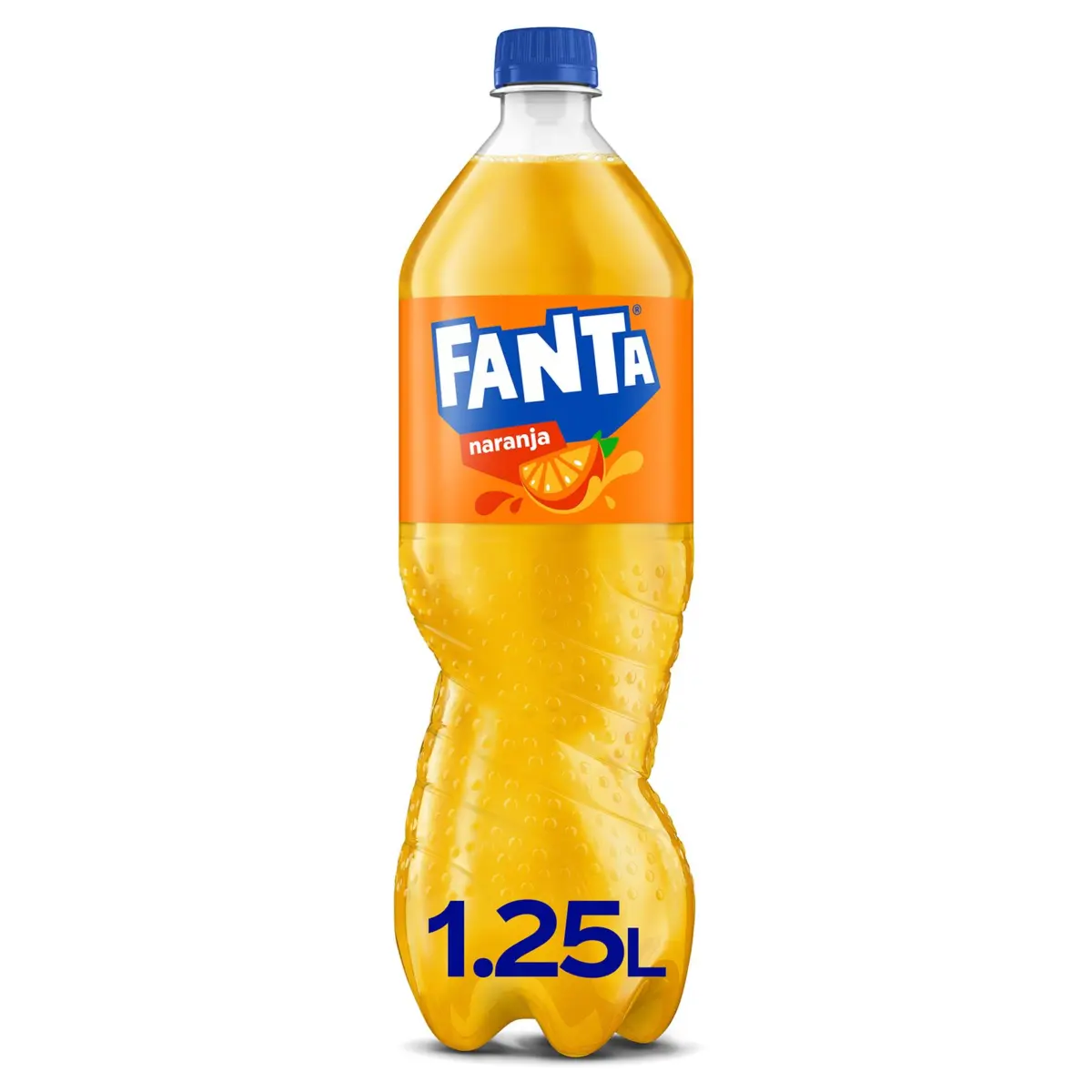 Orangenlimonade Fanta in der Flasche