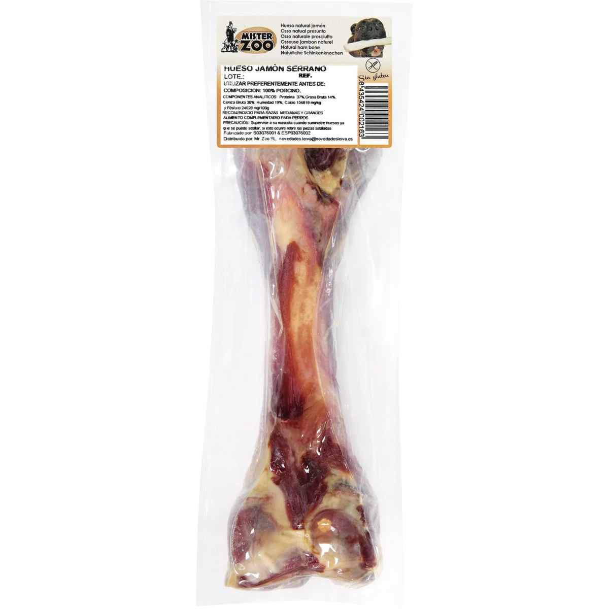 Os natural de fèmur de pernil Mister Zoo