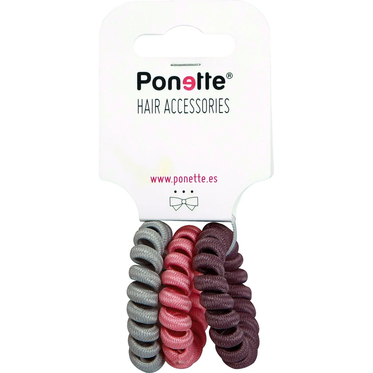 Élastique à cheveux invisible décoré Ponette