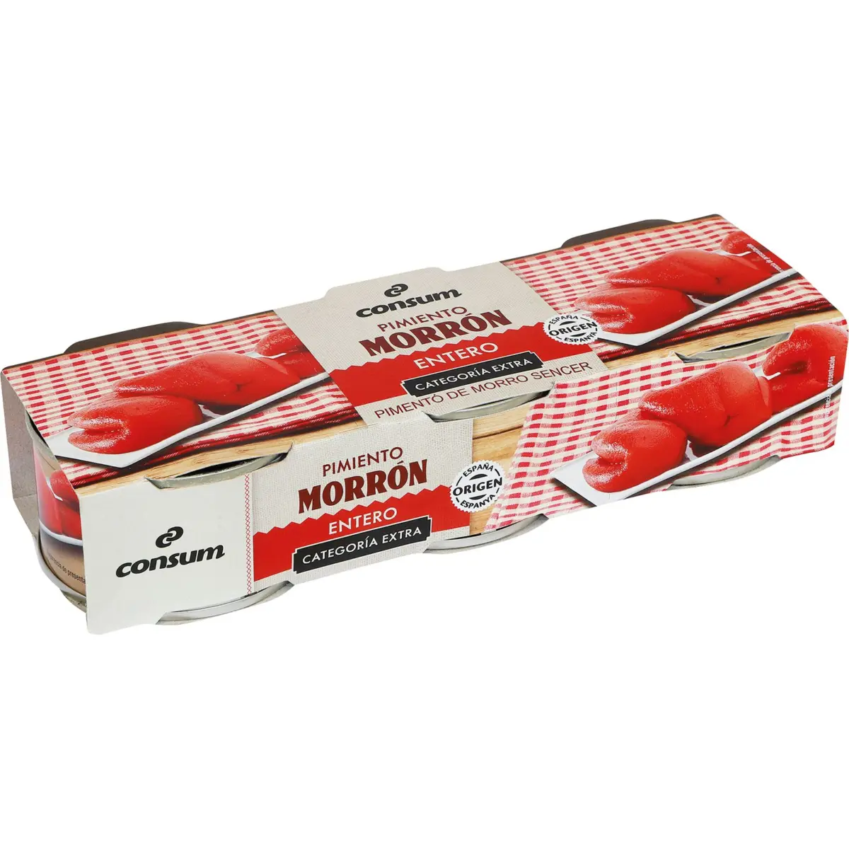 Ganze Pimiento-Paprika, Dose, 3er-Pack Consum