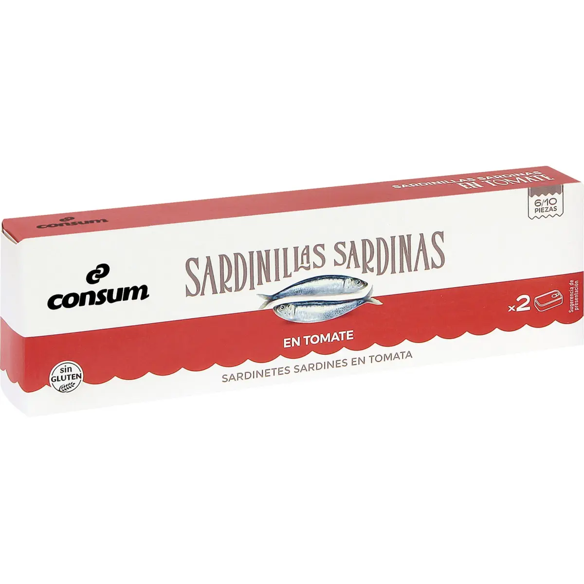 Sardinelles à la tomate, lot de 2 Consum