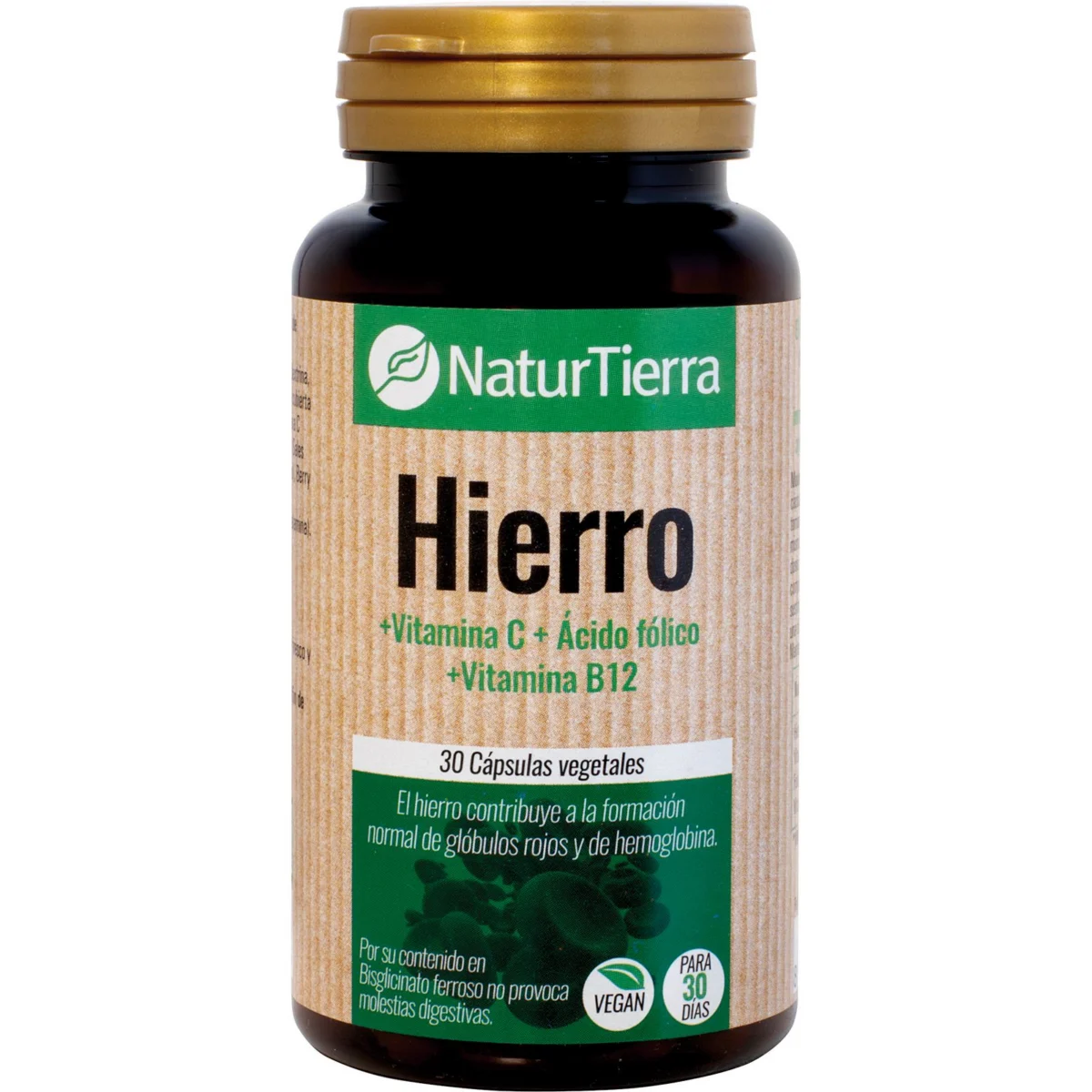 Càpsules de ferro + vitamina C contra el cansament Naturtierra