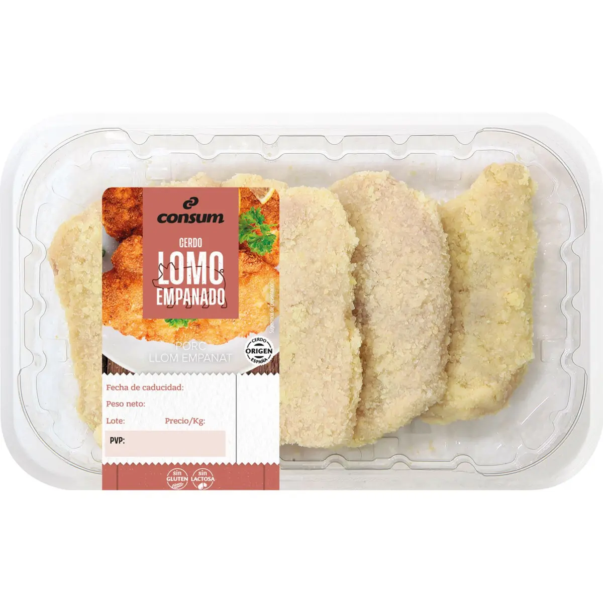 Breaded pork loin Consum