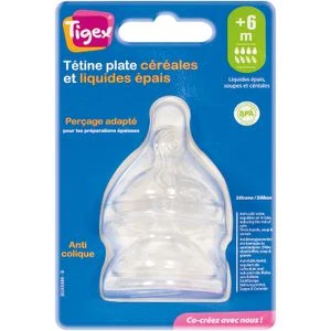 Deux tétines en silicone Tigex