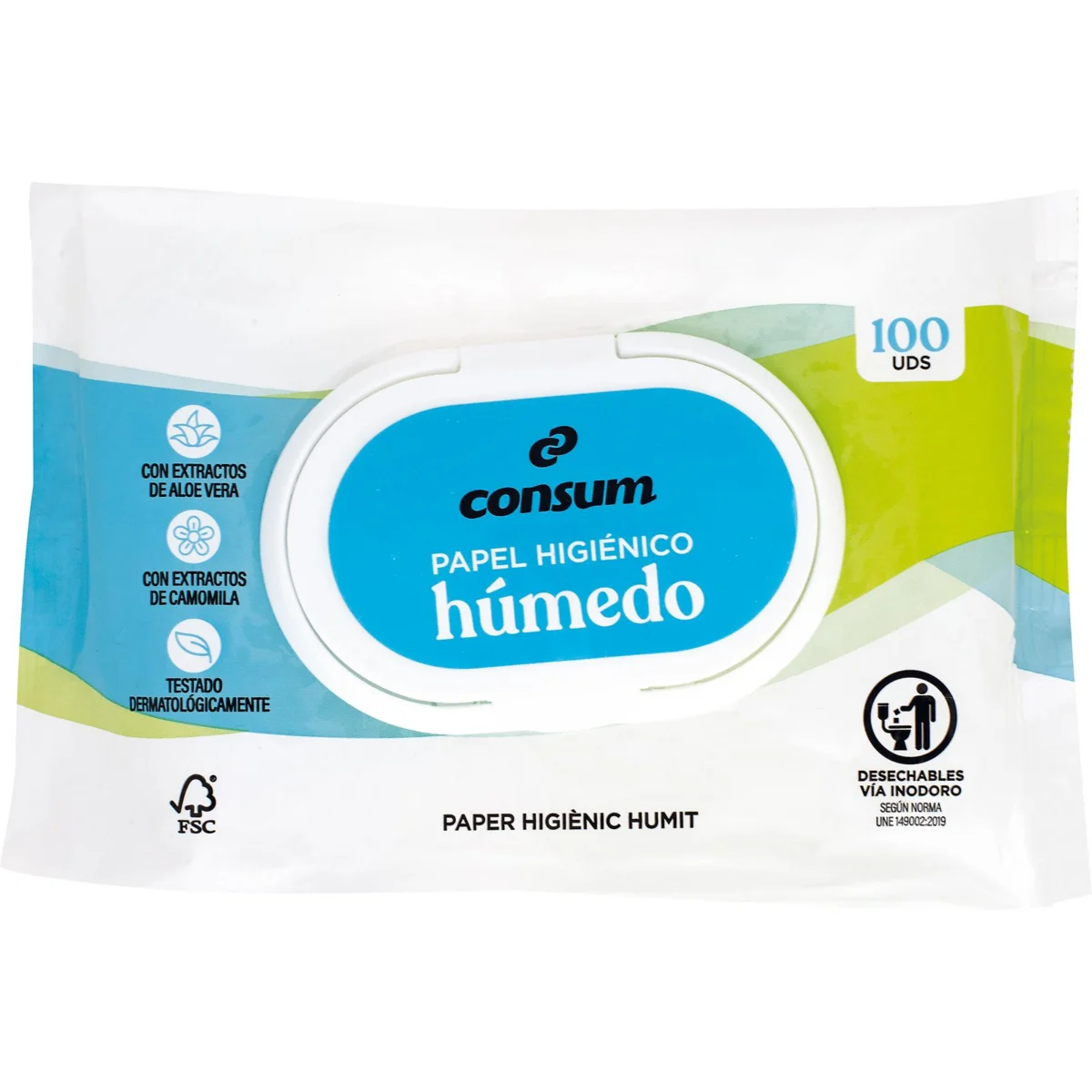 Higiénico Húmedo Compacto Consum