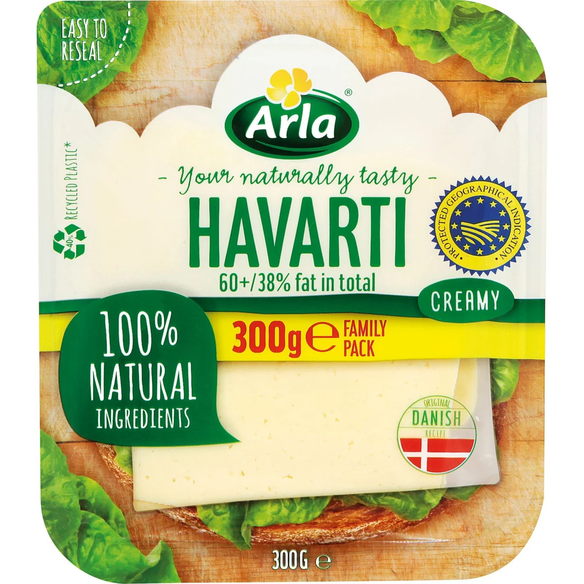 Fromage Havarti en tranches Arla