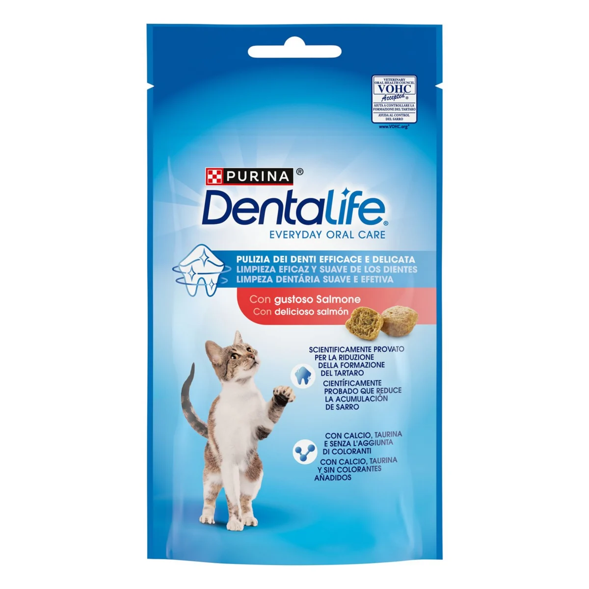 Snacks per a gats Dentalife amb salmó