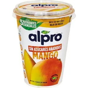 Postre Soja con Mango Sin Azúcares Añadidos Alpro