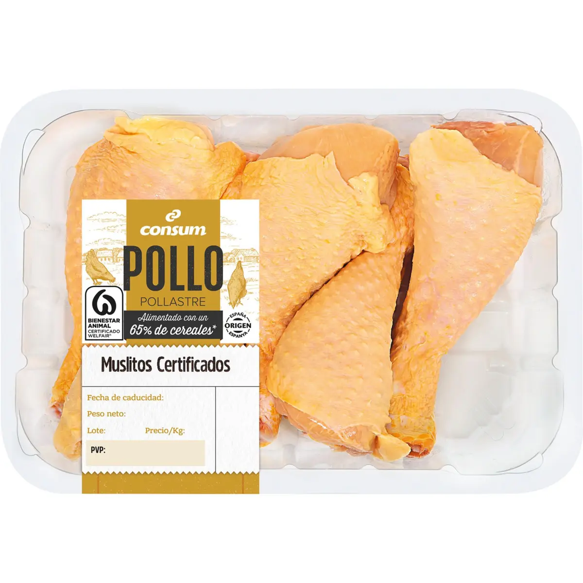 Pilons de poulet certifiés Consum