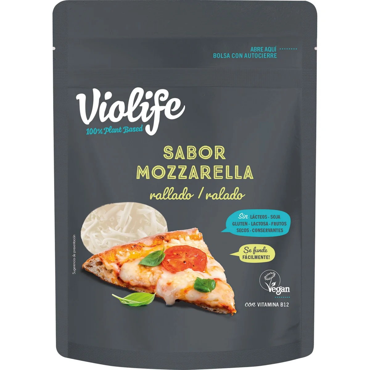 Alternative végétale râpée façon mozzarella Violife