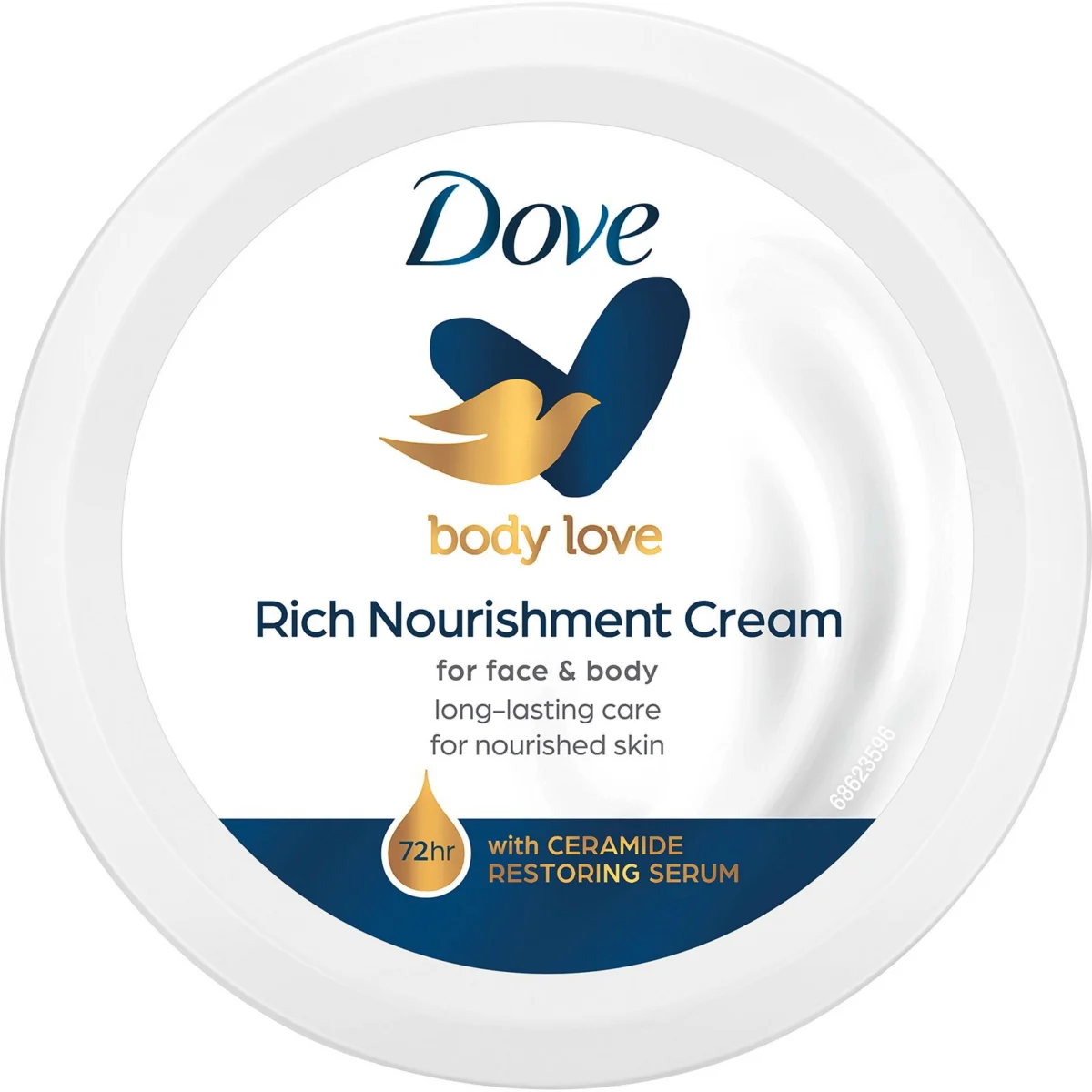 Crème nutrition intense pour peau sèche Dove