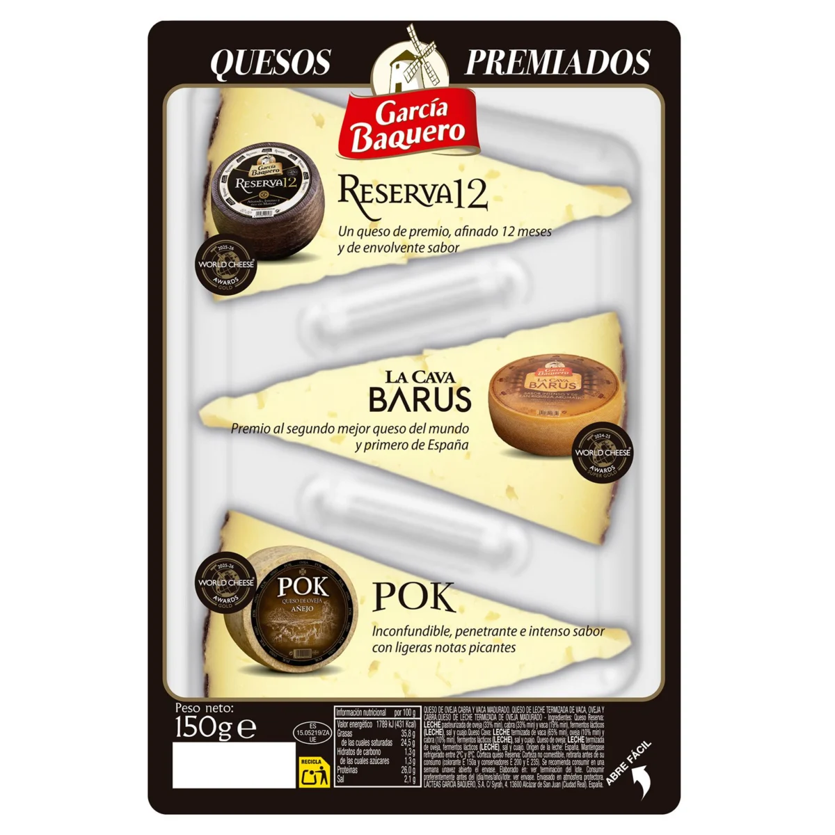 Safata de formatges gourmet G.baquero