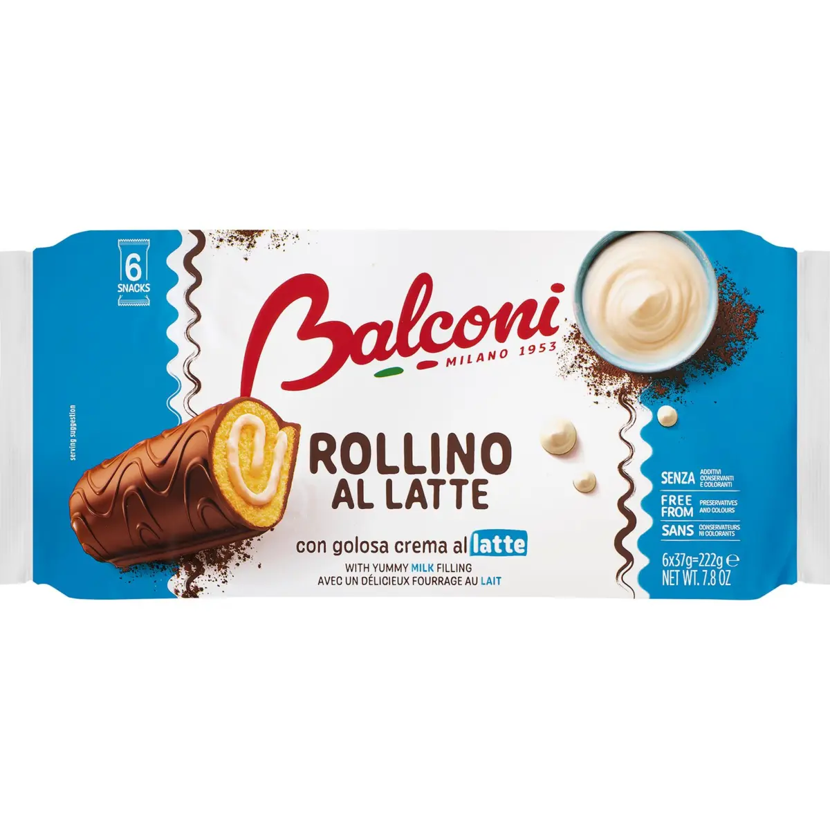 Роллини с молоком Balconi