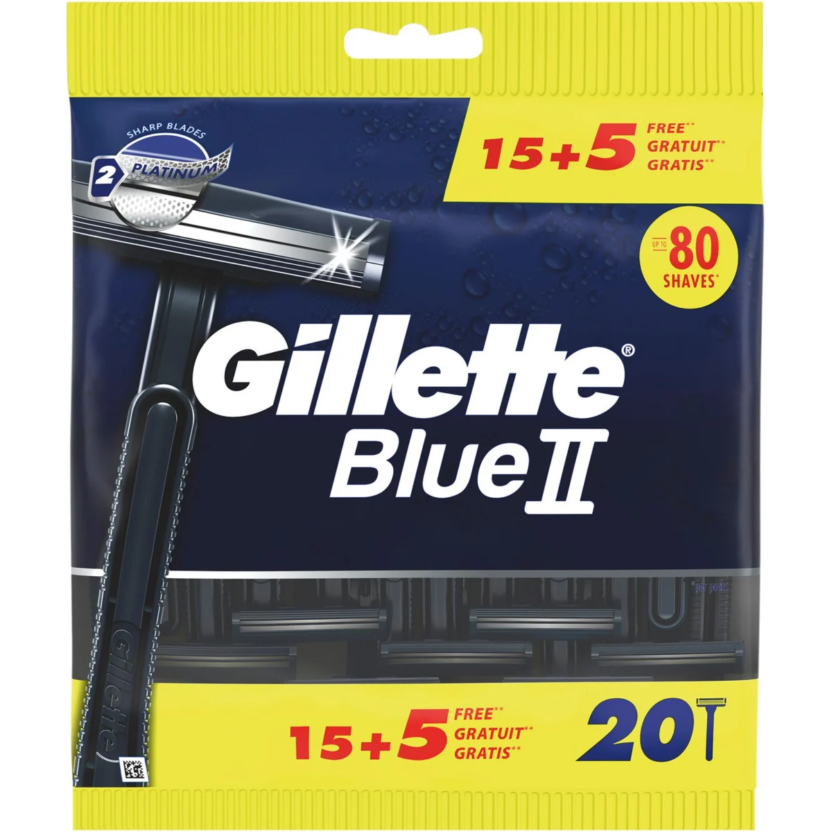 Gillette Blue II fixed-head disposable razor