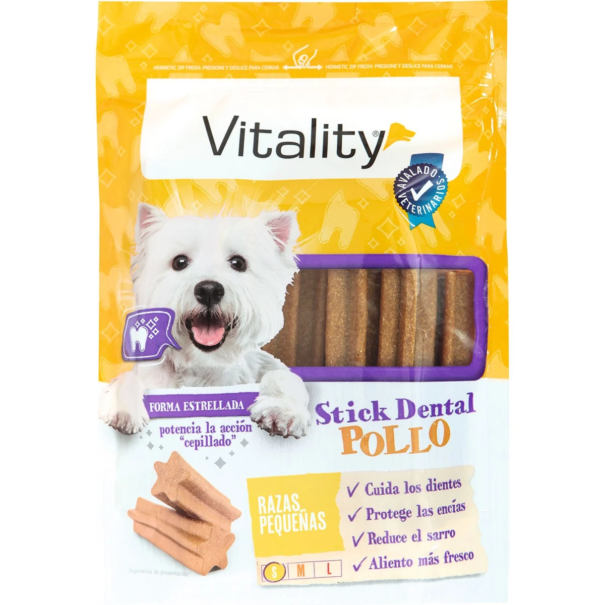 Snack dental per a gossos de races petites Vitality
