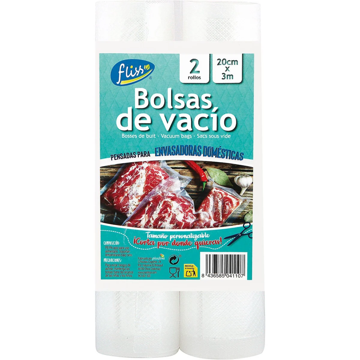 Bolsas Vacío Dos Rollos Fliss