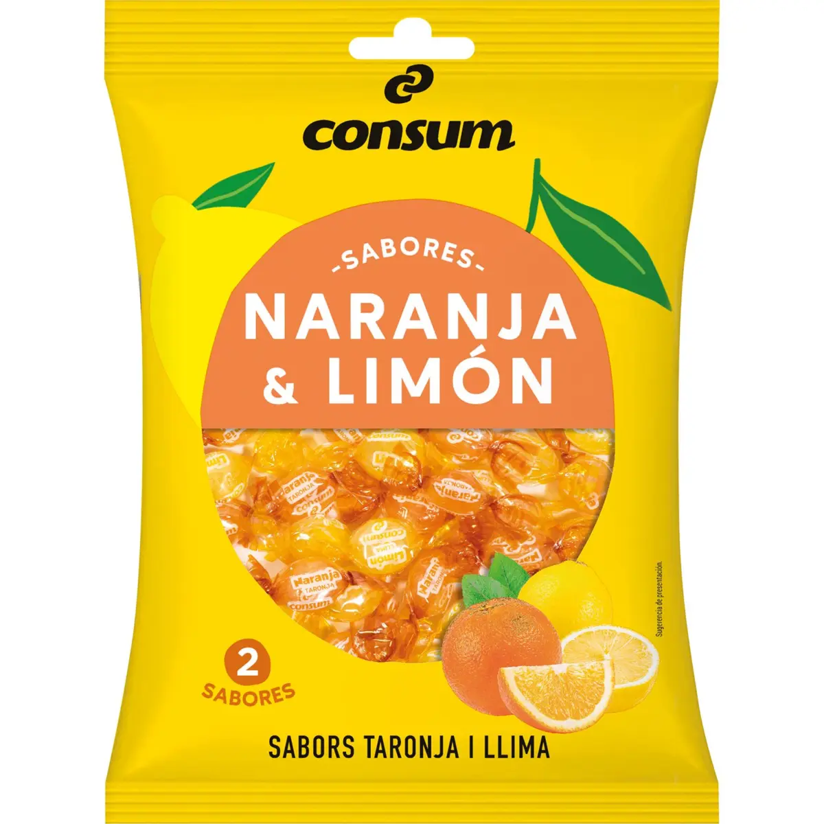 Caramelo Naranja - Limón Consum